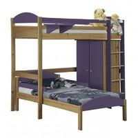 Maximus L Shape Antique Long High Sleeper Set 1 with Lilac