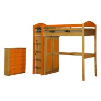 Maximus Long Antique High Sleeper Set 2 with Orange