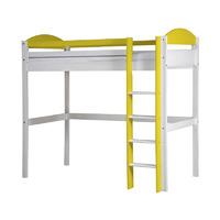 Maximus High Sleeper in White Maximus high sleeper frame White and Lime