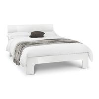 manhattan high gloss bed frame double