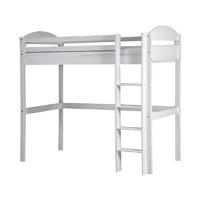 Maximus High Sleeper in White Maximus high sleeper frame White and White