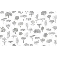 Marimekko Wallpapers Linnanpuisto Grey, 17951