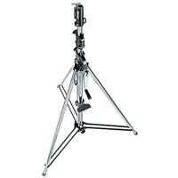 Manfrotto 087NWB Wind-Up Light Stand with Safety Release Cable - Black