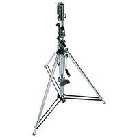 Manfrotto 087NW Wind-Up Light Stand with Safety Release Cable - Silver