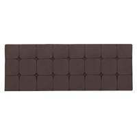 Madison Small Faux Suede Headboard Single Black