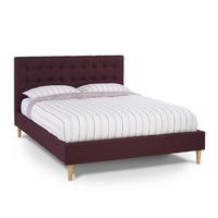 Matilda Fabric Bed Frame - Plum - 6FT