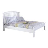 Madrid White Wooden Bed Frame Small Double