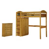 Maximus Long Antique High Sleeper Set 2 with Antique