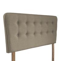 Manhattan Upholstered Headboard - Superking - Fudge