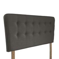 Manhattan Upholstered Headboard - Double - Slate