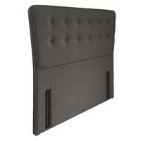 Manhattan Floorstanding Upholstered Headboard - Single - Slate