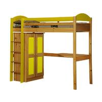 Maximus Long Antique High Sleeper Set 1 with Lime