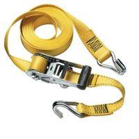 Master Lock Black Silver & Yellow 4.5m Tie Down with 2 Hooks