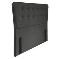 Manhattan Floorstanding Upholstered Headboard - Small Single - Granite