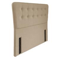 Manhattan Floorstanding Upholstered Headboard - Small Double - Beige