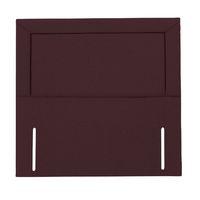 Mayfair Border Headboard Plum Single