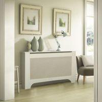 mayfair large white painted radiator cover