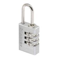Master Lock Luggage Aluminium Resettable Combination Padlock (W)20mm