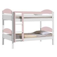 Maximus Bunk Bed In White Bunk bed White and Pink
