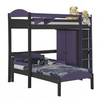 Maximus L Shape Graphite Long High Sleeper Set 1 with Lilac