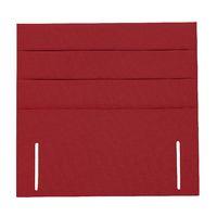 Mayfair Horizontal 3 Panel Headboard Postbox Red Kingsize