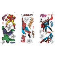 marvel comics multicolour wall sticker l340mm w51cm