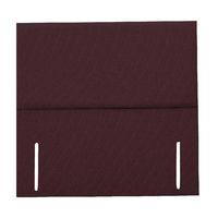 Mayfair Plain Headboard Plum Double