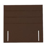 Mayfair Horizontal 3 Panel Headboard Chocolate Small Single