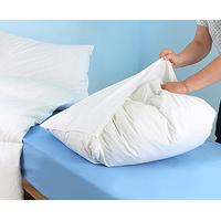 Machine-Washable Folding Goose Pillow, 4-Fold