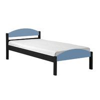 Maximus bedframe - Single - Graphite and Baby Blue