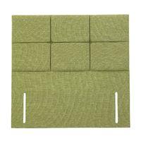 Mayfair Cobbled Headboard Olive Double