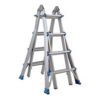 Mac Allister Extendable 16 Tread Multi-Use Telescopic Ladder