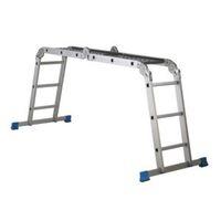 Mac Allister 12 Tread Folding Ladder with Platform