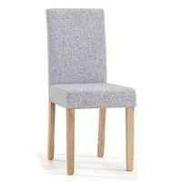 Maiya Weave Fabric Dining Chair Grey