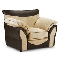 Malta Armchair MALTA ARMCHAIR MINK AND BROWN