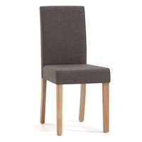 Maiya Weave Fabric Dining Chair Brown