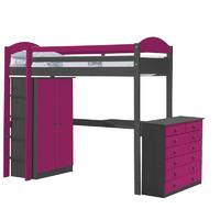 Maximus Long Graphite High Sleeper Set 2 with Fuschia