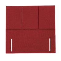 Mayfair 3 Panel Headboard Postbox Red Single