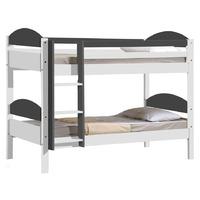 maximus bunk bed in white bunk bed white and graphite