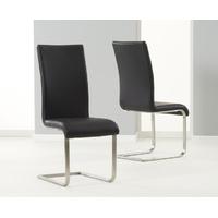 Malaga Black Dining Chairs (Pair)