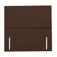 Mayfair Plain Headboard Chocolate Single