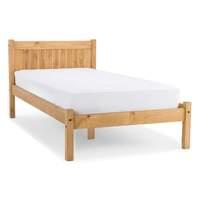 Maya Bed Frame with Mattress and Bedding Bundle Single