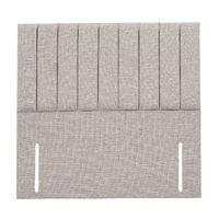 Mayfair Stripe Headboard Stone Small Double