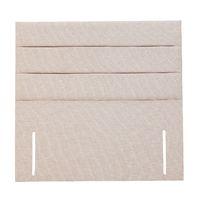 Mayfair Horizontal 3 Panel Headboard Stone Superking
