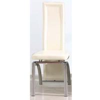 manhattan plain cream dining chair