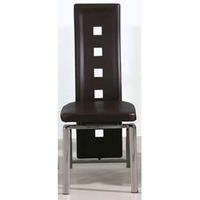 manhattan design brown dining chair