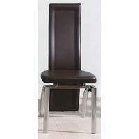 manhattan plain brown dining chair