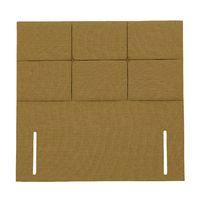 Mayfair Cobbled Headboard Gold Kingsize