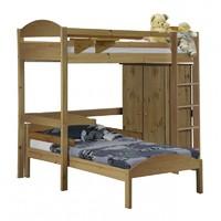 Maximus L Shape Antique Long High Sleeper Set 1 with Antique