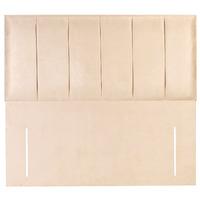 malaga floor standing headboard small double pvc cream